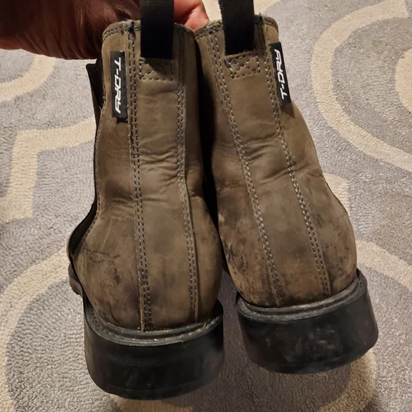 TCX T-DRY Ortholite Leather Waterproof Steel Toe Motorcycle Boot Sz 8 - Picture 5 of 13